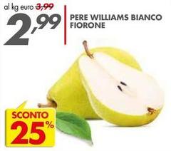 Fiorani - Pere Williams Bianco