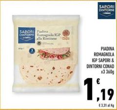 Conad - Sapori & Dintorni Piadina Romagnola IGP 