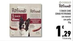 Conad - Petfriends 5 Snack Cane