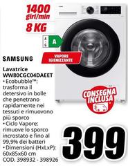 Samsung - Lavatrice WW80CGC04DAEET