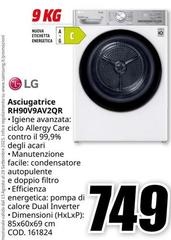 LG - Asciugatrice RH90V9AV2QR