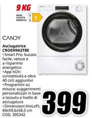 Candy - Asciugatrice CROEH9A2TBE