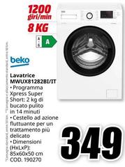 Beko - Lavatrice MWUX81282BI/IT