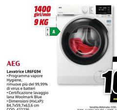 Aeg - Lavatrice LR6FG94