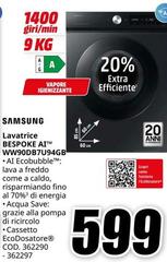 Samsung - Lavatrice WW90DBT7U94GB