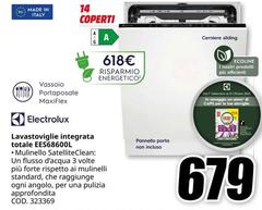 Electrolux - Lavastoviglie Integrata Totale EES68600L