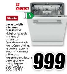Miele - Lavastoviglie A Incasso G5653 SCVI