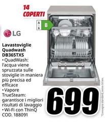 LG - Lavastoviglie Quadwash Db36stxs