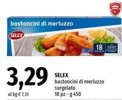 Selex - Bastoncini Di Merluzzo Surgelato