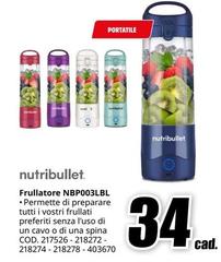 Nutribullet - Frullatore NBPO03LBL