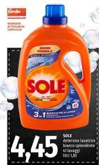 Sole - Detersivo Lavatrice Bianco Splendente