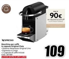 Nespresso - Macchina Per Caffè In Capsule Original Pixie