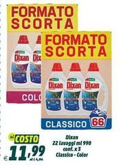 Dixan - 22 Lavaggi Ml990 Classico-Color