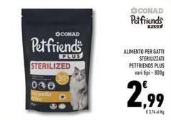 Conad - Alimento Per Gatti Sterilizzati Petfriends Plus