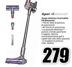 Dyson - Scopa Elettrica Ricaricabile V8 Advanced