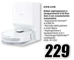 Dreame - Robot Aspirapolvere E Lavapavimenti D10 Plus Gen 2 Con Svuotamento Automatico