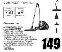 Rowenta - Aspirapolvere A Traino Senza Sacco RO4B75