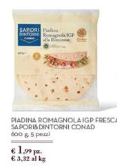 Conad - Piadina Romagnola IGP Fresca Sapori&Dintorni