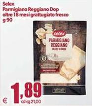 Selex - Parmigiano Reggiano DOP Oltre 18 Mesi Grattugiato Fresco