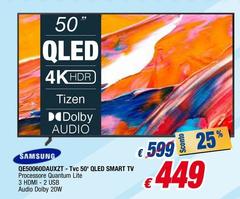 Samsung - QE50060DAUXZT-Tvc 50' QLED Smart Tv