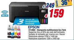 Epson - ET-2860-Stampante Multifunzione Eco Tank