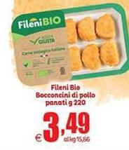 Fileni - Bio Bocconcini Di Pollo Panati