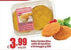 Selex - Cordon Bleu Cotto Di Tacchino E Formaggio