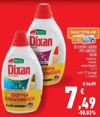 Dixan - Detersivo Liquido Per Lavatrice