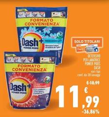 Dash - Detersivo Per Lavatrice Power Pods