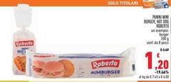 Roberto - Panini Mini Burger, Hot Dog