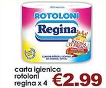 Regina - Carta Igienica Rotoloni