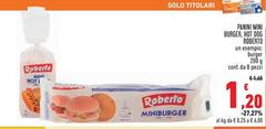 Roberto - Panini Mini Burger, Hot Dog