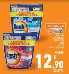 Dash - Detersivo Per Lavatrice Power Pods