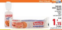 Roberto - Panini Mini Burger, Hot Dog