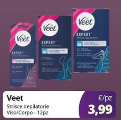 Veet - Strisce Depilatorie Viso/ Corpo