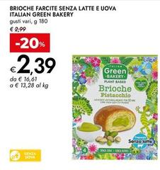 Italian Green Bakery - Brioche Farcite Senza Latte E Uova