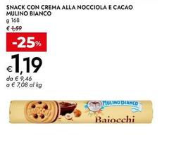 Mulino Bianco - Snack Con Crema Alla Nocciola E Cacao