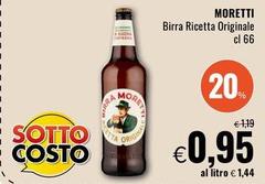 Moretti - Birra Ricetta Originale