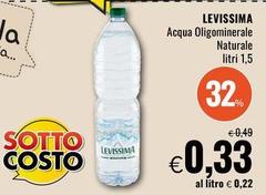 Levissima - Acqua Oligominerale Naturale