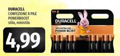 Duracell - Confezione 8 Pile Powerboost
