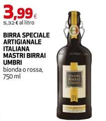 Sapori umbri - Birra Speciale Artigianale Italiana Mastri Birrai