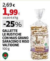 Valtidone - Gallette Le Rustiche Con Mais Grano Saraceno E Riso