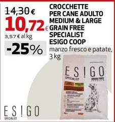 Coop - Crocchette Per Cane Adulto Medium & Large Grain Free Specialist