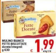 Mulino Bianco - Fette Biscottate Dorate/Integrali