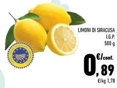 Limoni Di Siracusa I.G.P.