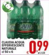 Claudia - Acqua Effervescente Naturale
