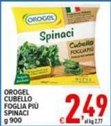 Orogel - Cubello Foglia Più Spinaci