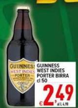 Guinness - Wellness West Indies Porter Birra