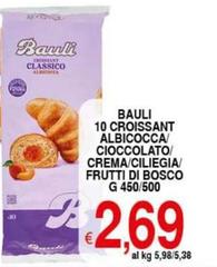Bauli - 10 Croissant Albicocca/ Cioccolato/crema/ciliegia/Frutti Di Bosco