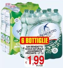 San Benedetto - Acqua Naturale Leggermente Frizzante